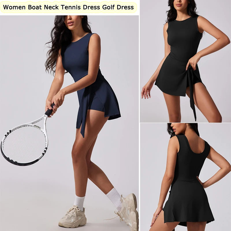 Tennis Dress for Women with Built in Shorts
