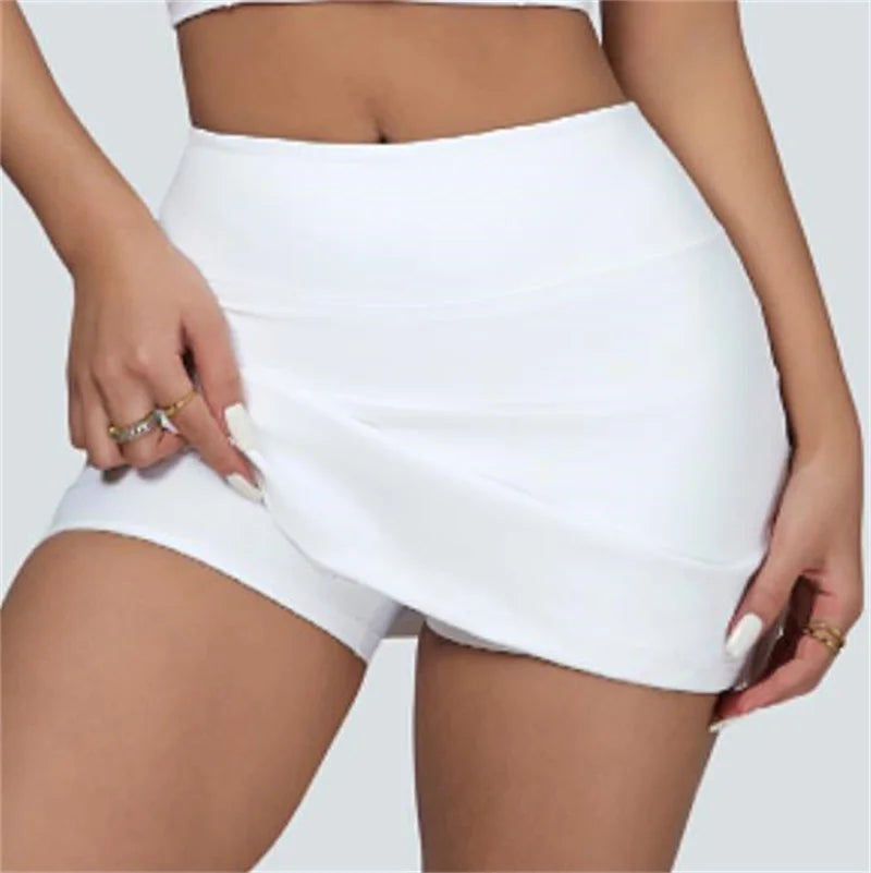 1/2PCS Women Tracksuit Yoga Set Gym Set Bra Sports Anti Shorts Skirt Workout Sportswear Running Gym Wear Athletic Suits