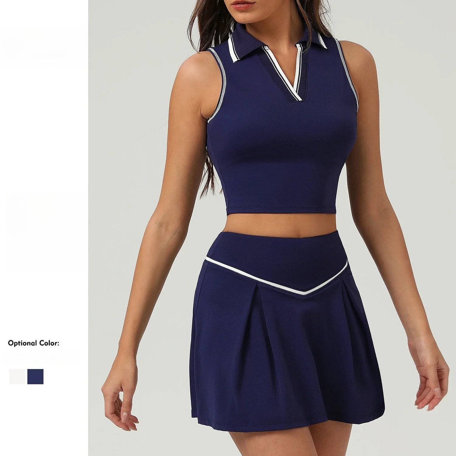 Tennis Skirt Sets Sports Fitness Golf