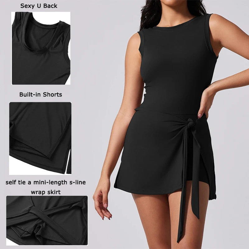 Tennis Dress for Women with Built in Shorts