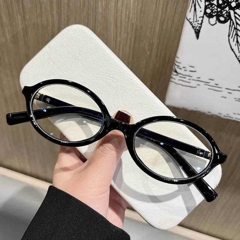 Retro Y2K Oval Small Frame Glasses