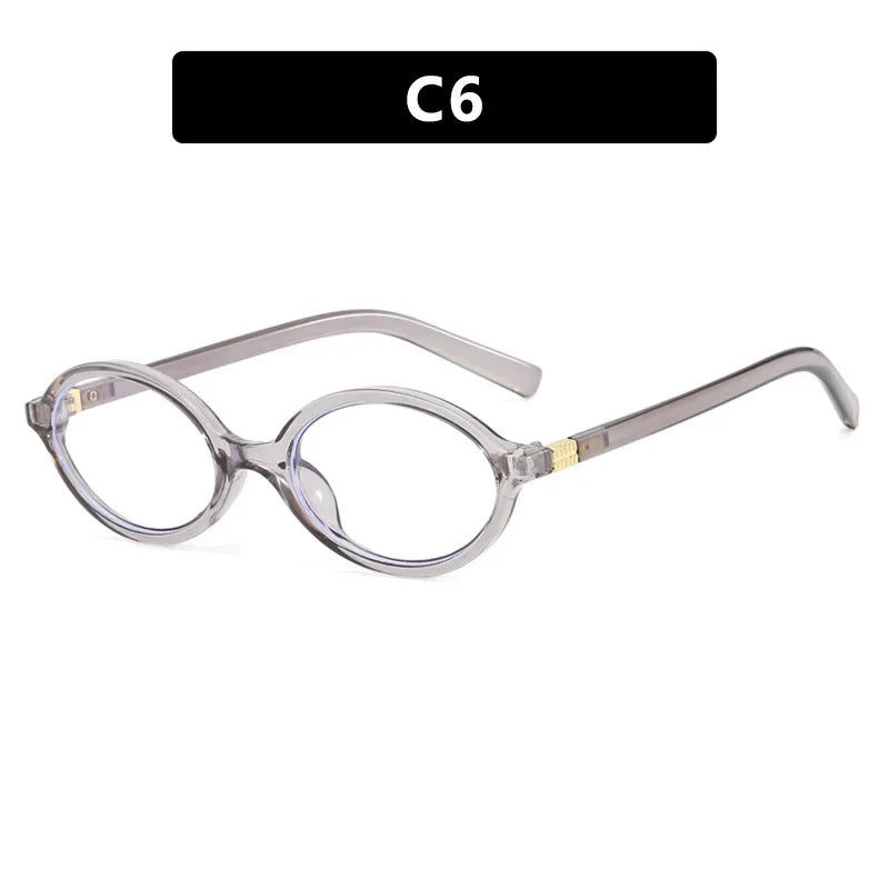 Retro Y2K Oval Small Frame Glasses